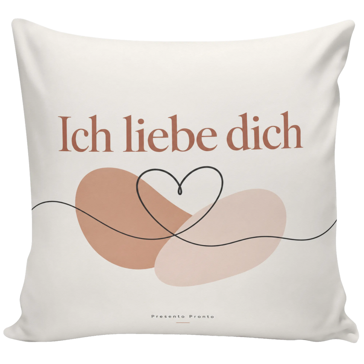 Romantisches I love you Kissen mit Herz für Verliebte