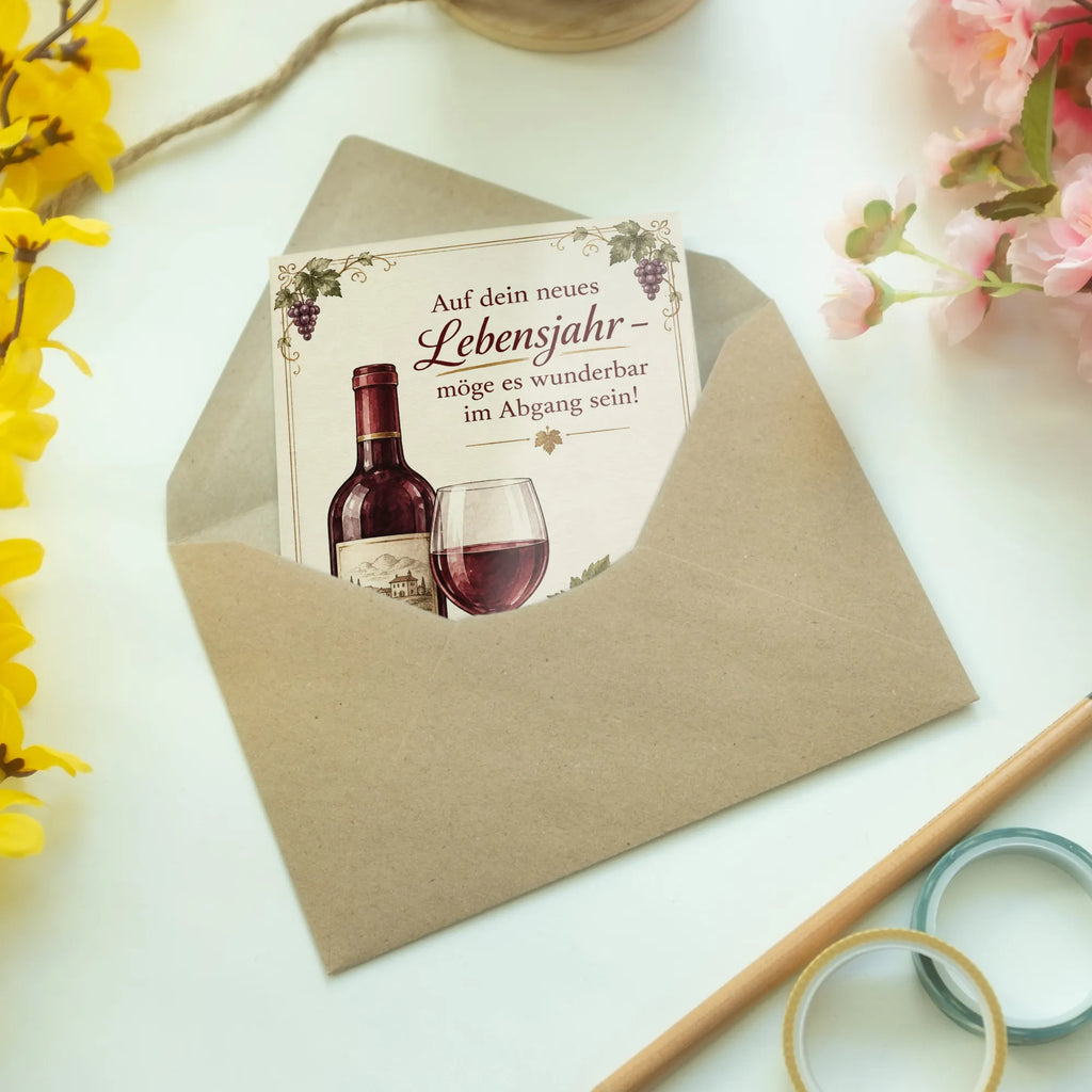 Elegante Geburtstagskarte für Weinliebhaber mit Weinflasche und Weinglas|p:2020020|h:4e1ffcd74ffa23a9ba6d660d83de3e87