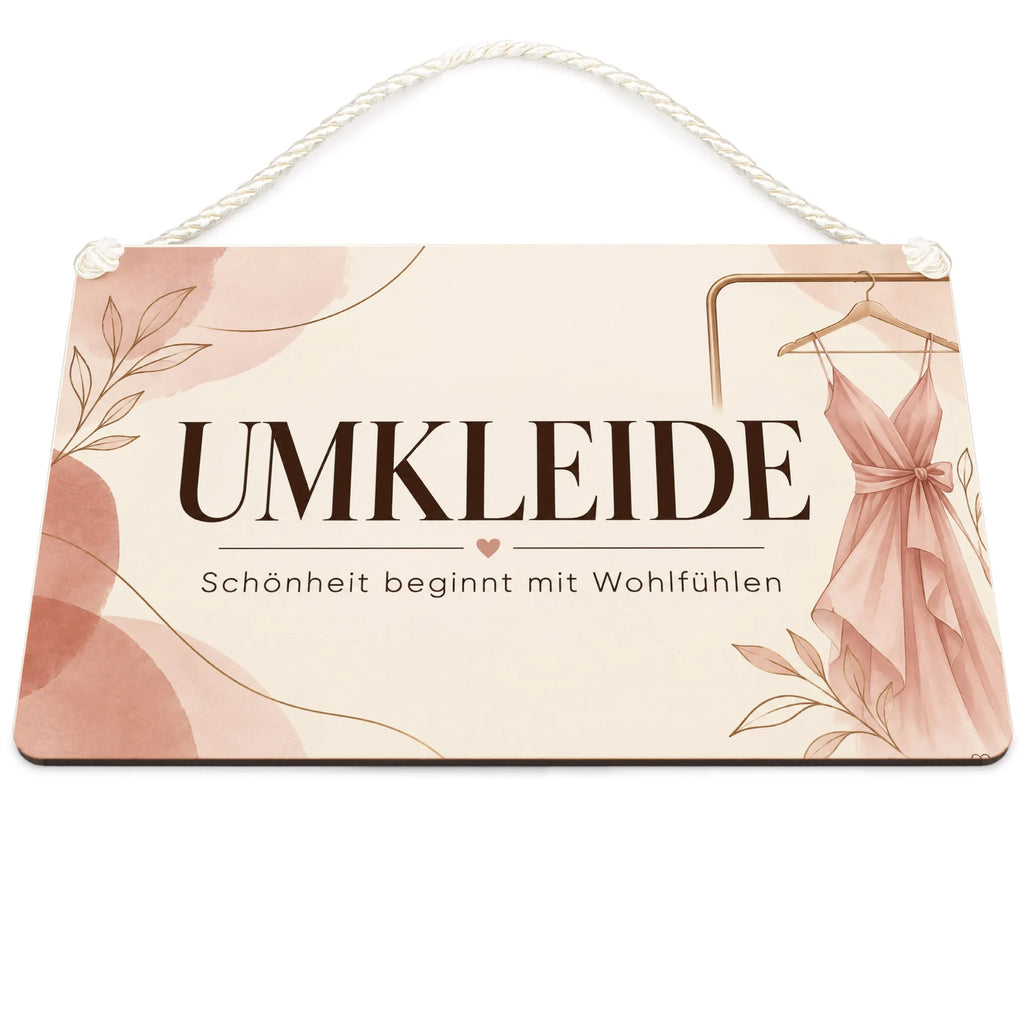 Elegantes Schild für die Umkleide mit Kleiderbügel|p:2020125|h:3a26064b0a419aab62b1ed8478c6a600