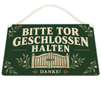 Höfliches Schild Tor geschlossen halten für Gartentor|p:2020135|h:8b6b3ced88d23016d6195c50ff798689
