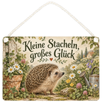 Süßes Schild mit Igel für Gartenfreunde|p:2020137|h:a8669b65b387fea322bec5d019cc5b34