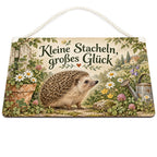 Süßes Schild mit Igel für Gartenfreunde|p:2020137|h:5ef31b2a6669b4400db1198081022efb