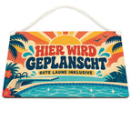 Lustiges Schild für Poolbesitzer mit Sprungbrett|p:2020147|h:f2faeea737fe9dc969171adca2a1c282
