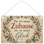 Herzliches Holzbild für das Wohnzimmer mit Eukalyptuskranz|p:2020155|h:abc84d044999767cb4974085cfd82133