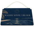 Entspanntes Schild für den Pool mit Palmenblatt|p:2020159|h:80dcab80eb8b5dff823964dab20c6eb7