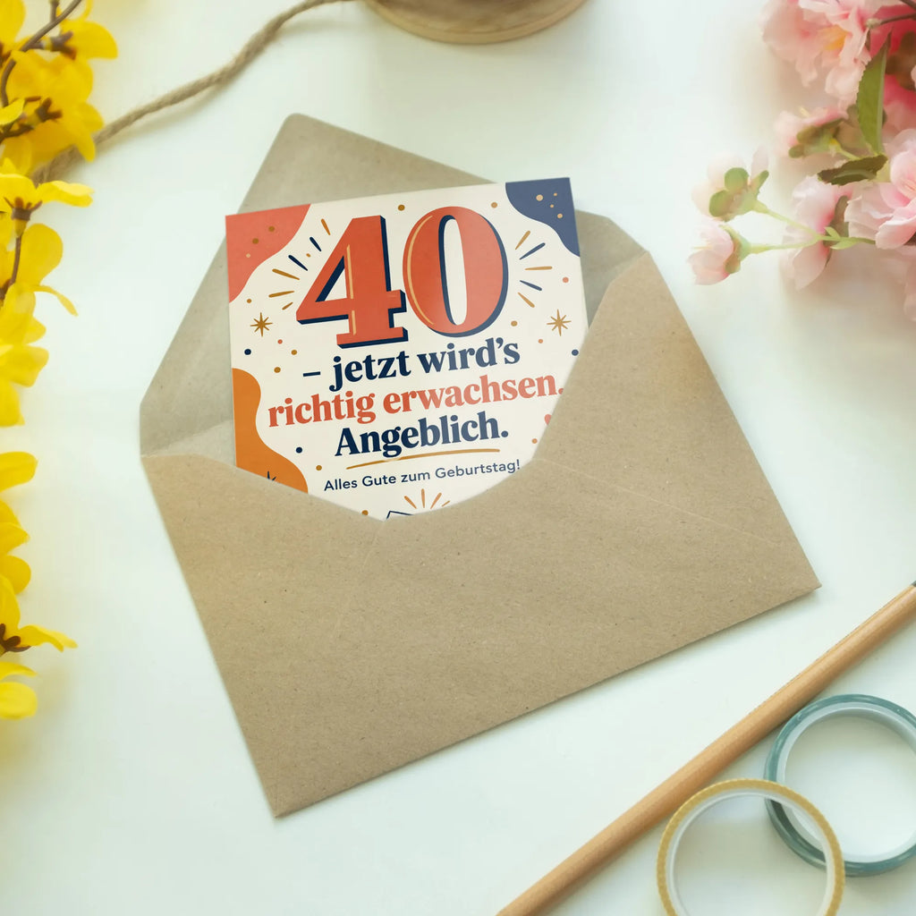 Lustige Geburtstagskarte zum 40. Geburtstag mit Zahl 40|p:2020199|h:67e28b5c47dc687aa21bf6198aca10ae