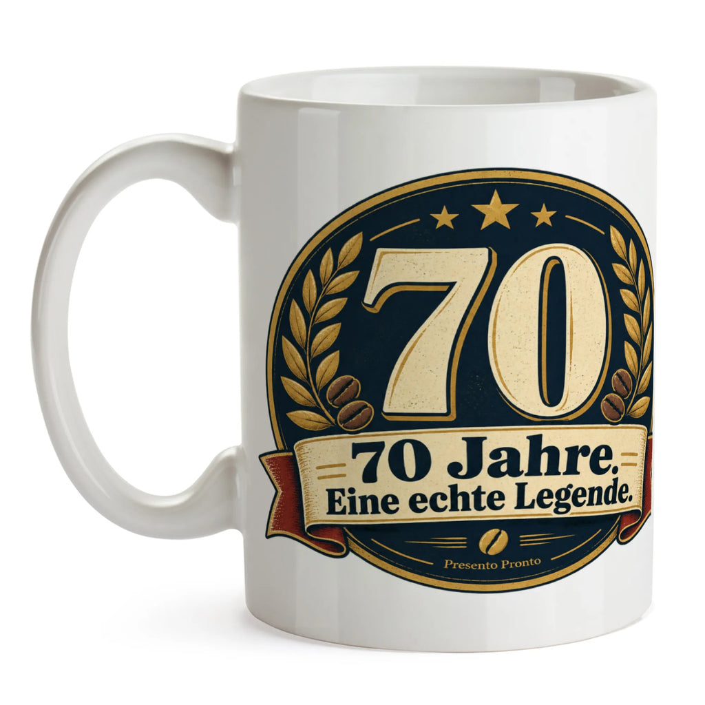 Elegante Tasse zum 70. Geburtstag für Männer mit Lorbeerkranz|p:2020204|h:8ec88828f9e6cfdb04ab637c2fcba1e3