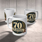 Elegante Tasse zum 70. Geburtstag für Männer mit Lorbeerkranz|p:2020204|h:3e939ec4f5facc510da70a1f5537ab31