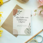 Elegante Geburtstagskarte für die Chefin mit botanischen Linien|p:2020207|h:04bba47330a747e5fd1af7bf6308eadc