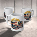 Nostalgische USA Tasse für Roadtrip Fans mit Wüstenstraße|p:2020226|h:5ce099503760601049dce0c91e19e271