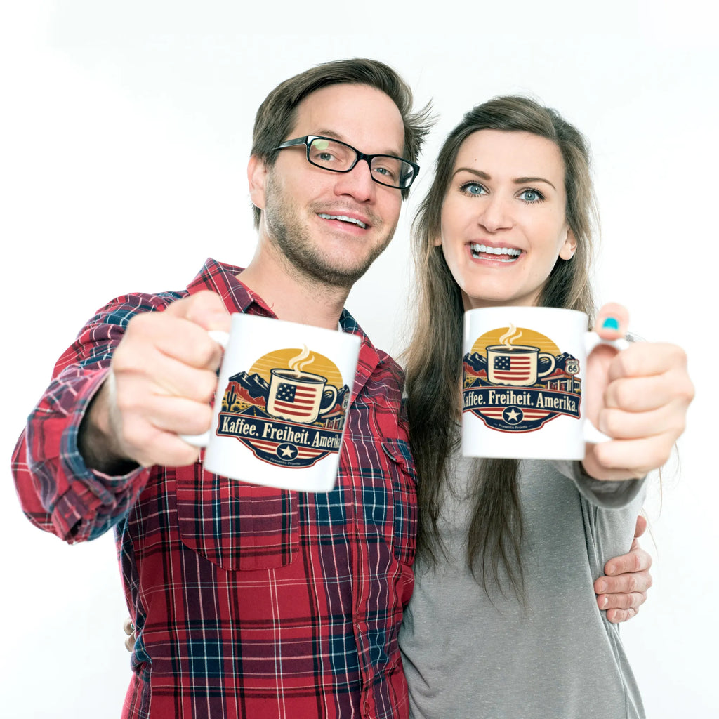 Nostalgische USA Tasse für Roadtrip Fans mit Wüstenstraße|p:2020226|h:b49b47b3d932da80014a13c0373c4091