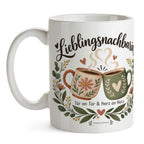 Herzliche Tasse für Nachbarin mit Blumenkranz|p:2020228|h:d7339f7d3b90128faaf93a9ed69998be