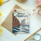 Maritime Klappkarte aus Hamburg mit Elbphilharmonie|p:2020261|h:fc999c70b622a7ed6f1cef9986dc33a8