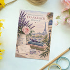 Romantische Postkarte Frankreich mit Rose und Eiffelturm|p:2020263|h:60ef01dd768159936c88318cf358d76c