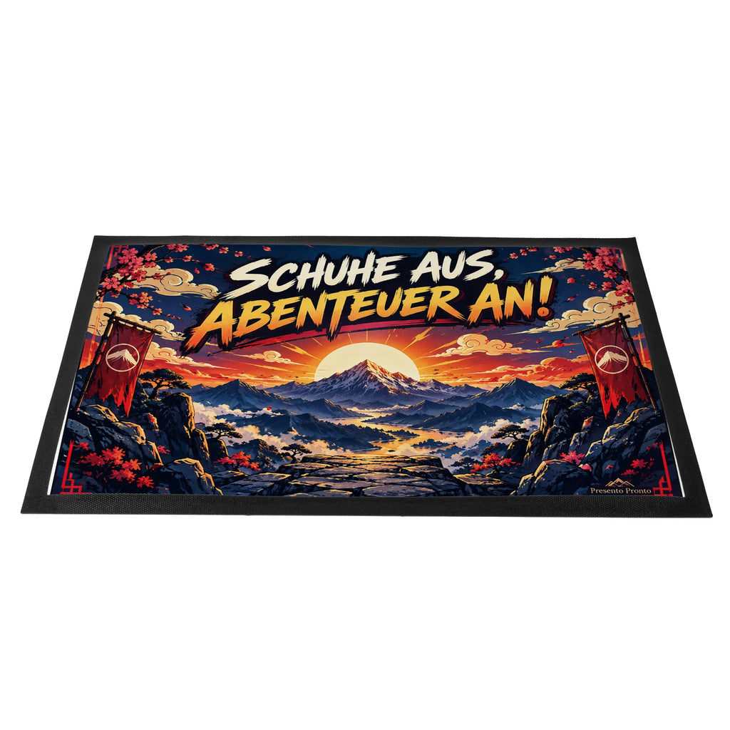 Coole Anime-Fußmatte für Fans mit Bergsonnenaufgang|p:2020280|h:aa56434905a45c6bdf58efc284c4c60b