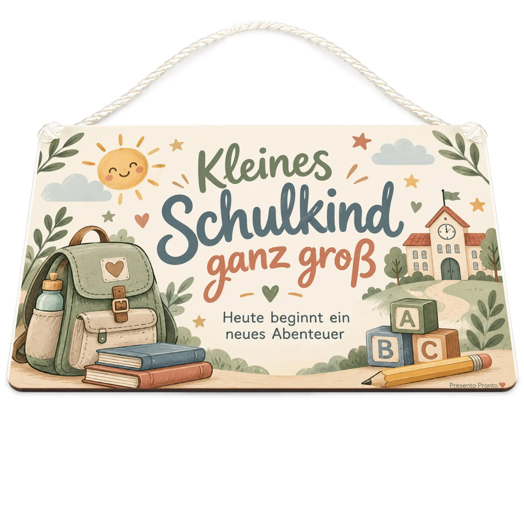 Liebevolles Holzschild für Schulkinder mit Schulranzen und ABC|p:2020311|h:f7b3e7f6d87272a1e9680cd52eb20d20