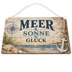 Nostalgisches Holzschild für Strandliebhaber mit Kompass|p:2020318|h:232843614775e09a235e2a2dd6dd76b5