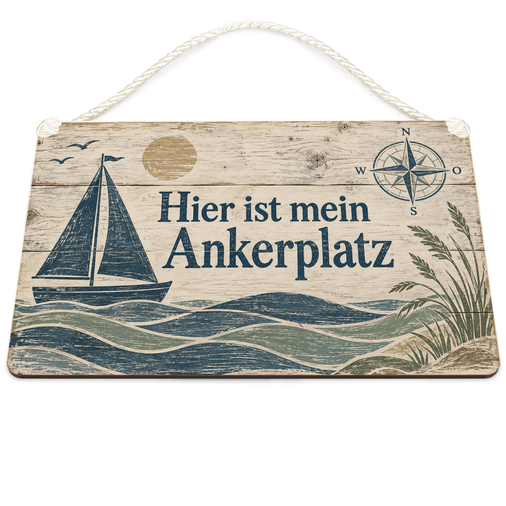 Gemütliches maritimes Holzbild mit Segelboot für Zuhause|p:2020323|h:1c38719d6d434e2248bea1fa29eef810