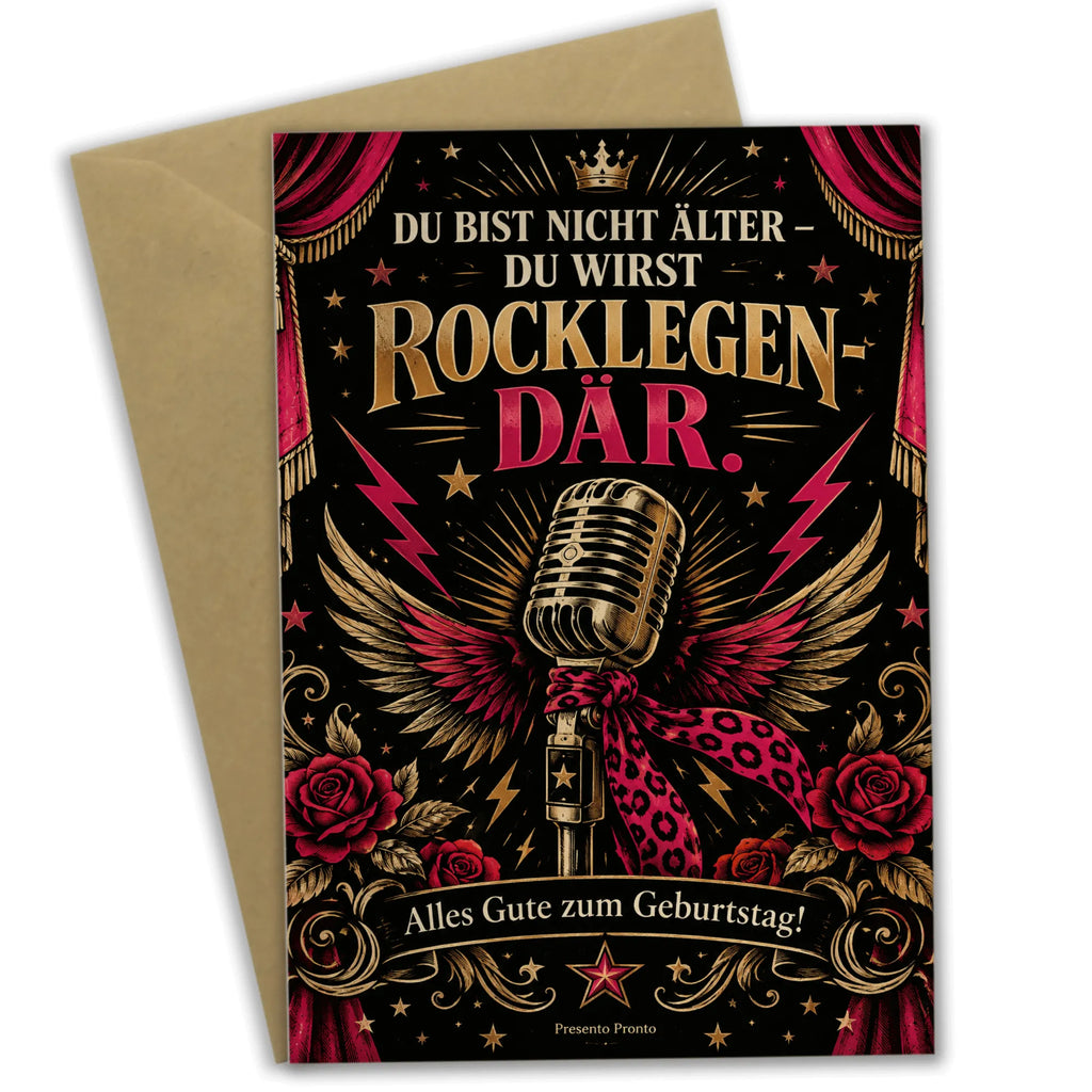 Lustige rockige Geburtstagskarte mit Vintage-Mikrofon|p:2020325|h:4511458c97f6914e94c7550fefb168bd