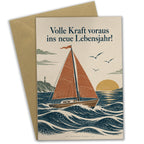 Maritime Geburtstagskarte mit Schiff für Segler|p:2020425|h:719010fcd52cb56b033d73053c34f4d0
