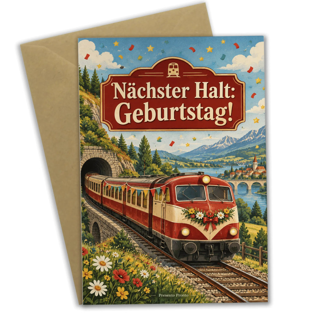 Lustige Geburtstagskarte mit rotem Vintage-Zug|p:2020435|h:3452be97d095e2f7718a52b2ec52b291