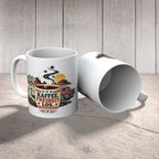 Coole Kaffeetasse für USA-Fans mit Retro-Schriftzug|p:2020438|h:0ab8fe17c4306e32167d9af828ac7396
