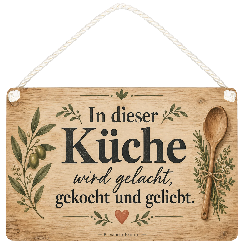 Gemütliches Holzschild für die Küche mit Kochlöffel|p:2020447|h:a6f11a9589c4c4522b2397e0d8876fa6