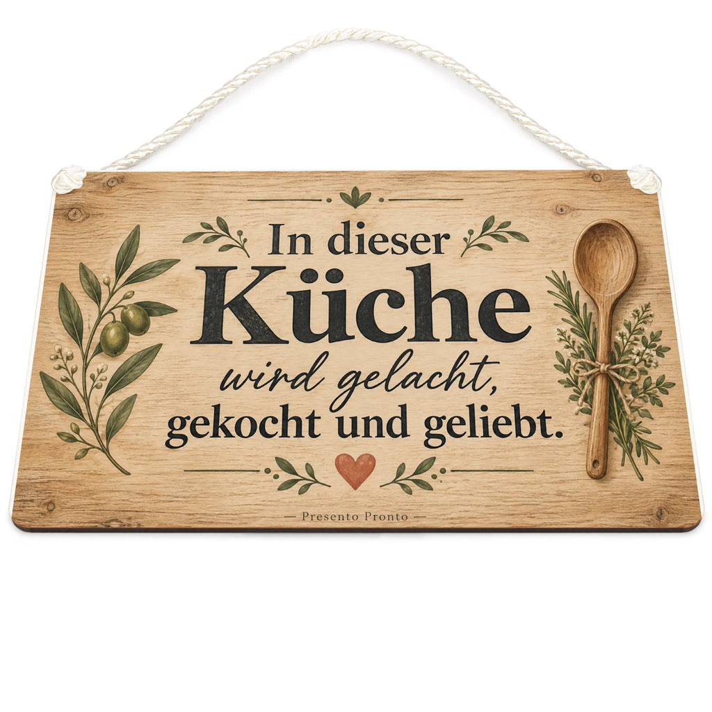 Gemütliches Holzschild für die Küche mit Kochlöffel|p:2020449|h:d04c88aa00f40b2bda4aa77135bcddee