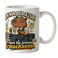 Lustige Tasse für Azubi mit Wasserschwein