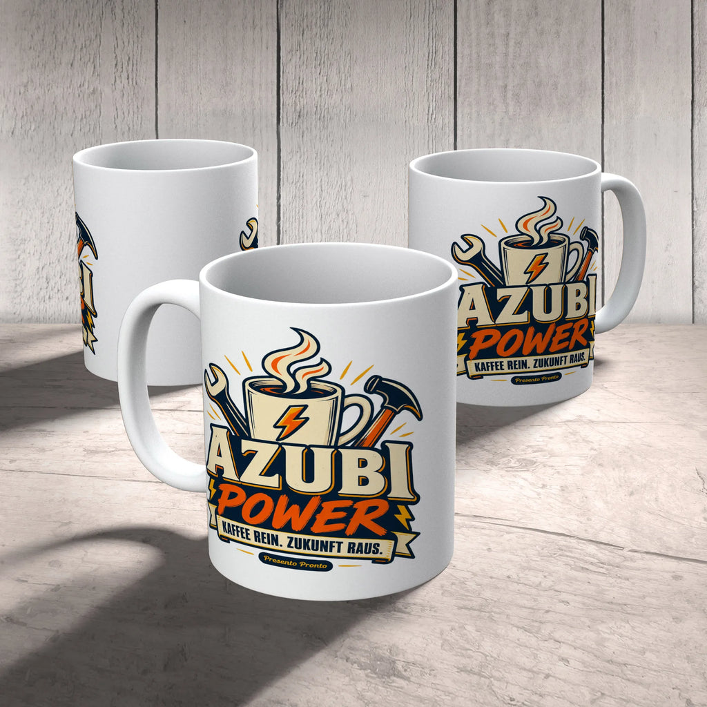 Lustige Tasse für Azubi mit Kaffee und Blitz|p:2020468|h:ee35a1d528f171f8d93a95314a6b5964