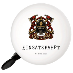 Kraftvolle Fahrradklingel für Feuerwehrleute mit Helm