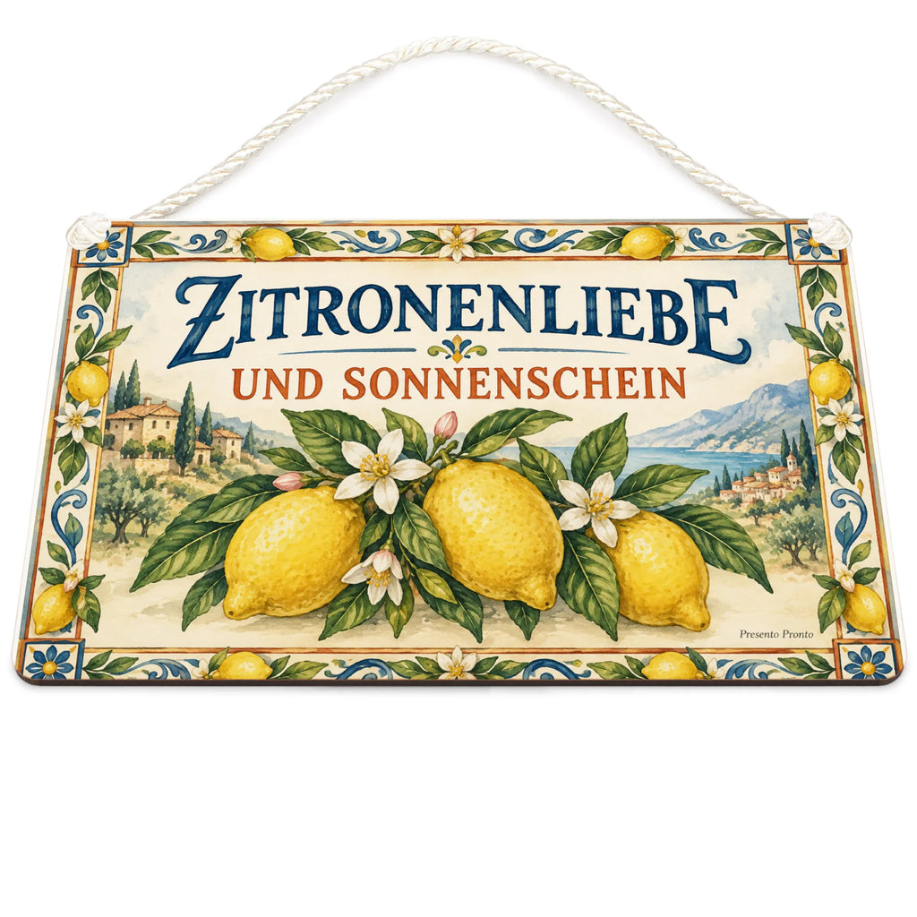 Sonniges Deko-Schild Zitrone für die Küche mit Blüten|p:2020505|h:b9079d62886db037ebbc084fd4a8243e