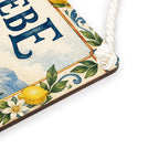 Sonniges Deko-Schild Zitrone für die Küche mit Blüten|p:2020508|h:2116dabc9cbad2e128198159f505ecf9
