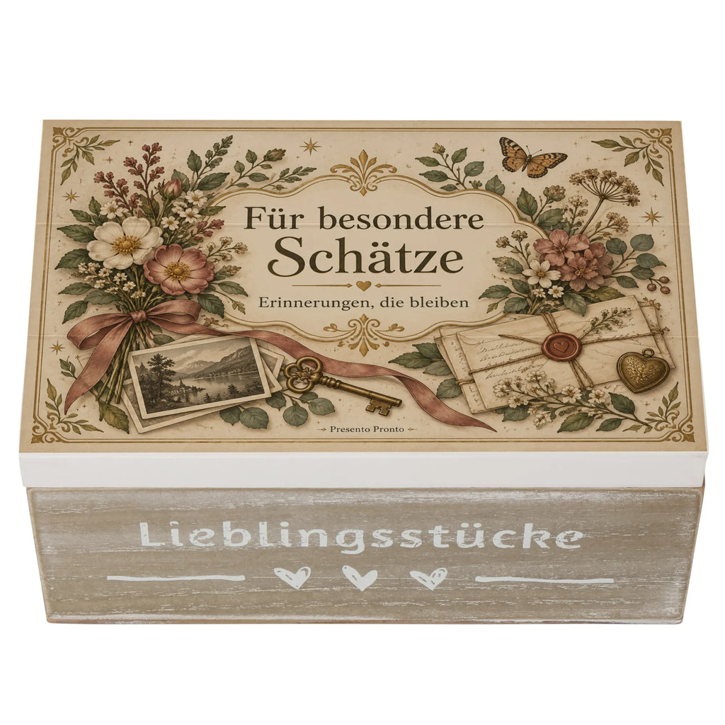 Nostalgische Aufbewahrungskiste für besondere Schätze mit Wildblumen|p:2020513|h:6588dd1debf1d5af8ed64cbe85af6ac8