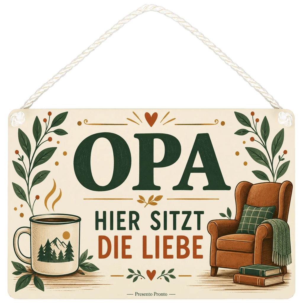 Liebevolles Schild für Opa mit Sessel|p:2020515|h:b5832552611008e48b3dd35ef556aab8