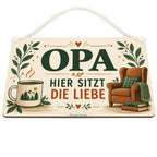 Liebevolles Schild für Opa mit Sessel|p:2020515|h:0ce7fbad5bf51284817e0e5585107f6b