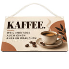 Lustiges Deko-Schild Kaffee für Kaffeeliebhaber mit Espresso|p:2020544|h:b4bf83c8226b475456878f04001e0749