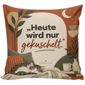 Gemütliches Kissen für Erwachsene mit Halbmond