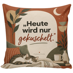 Gemütliches Kissen für Erwachsene mit Halbmond