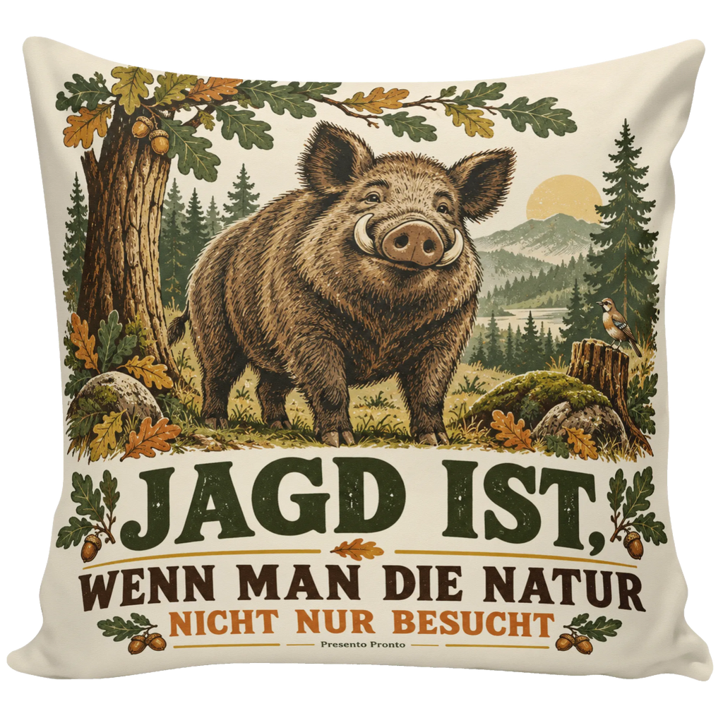 Lustiges Kissen für Jäger mit Wildschwein|p:2020556|h:6bc5ebcfd601f0a38a1f6275e3d0322f