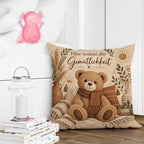 Gemütliches Dekokissen mit Teddy für kuscheliges Zuhause|p:2020558|h:20a026f0307ee52db3316a12c2494e5e
