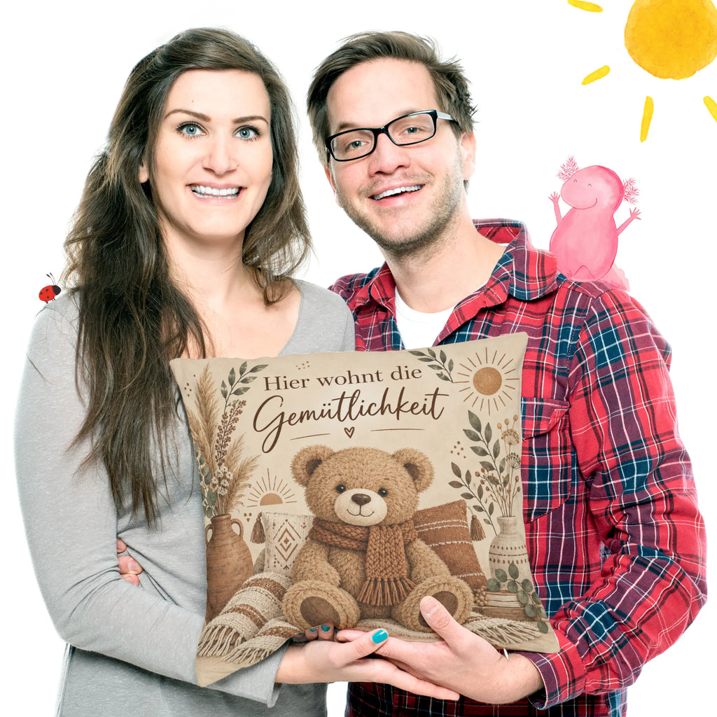 Gemütliches Dekokissen mit Teddy für kuscheliges Zuhause|p:2020558|h:d9041e7ab028ffafad2574dd5b590194