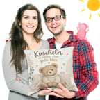Kuscheliges Dekokissen mit Teddybär für Kinder|p:2020562|h:058ff5371487c3c56595cfab121b1404