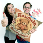 Kuscheliges Dekokissen mit Teddy für Teddyfans|p:2020563|h:50d9dd779103b0d6c03baf417a65b3d2