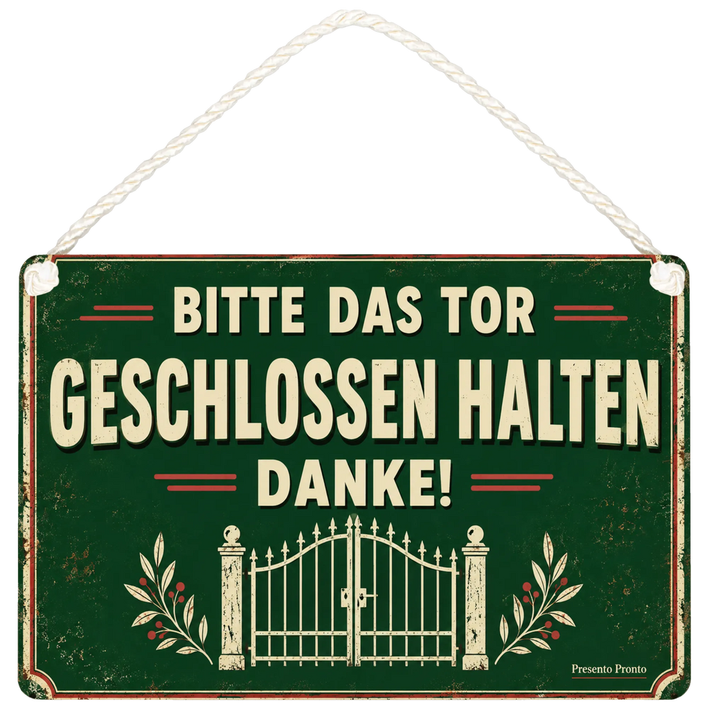 Freundliches Schild Bitte das Tor geschlossen halten für Garten|p:2020574|h:a48fdd1956a0b107f537038cbc2ce31a