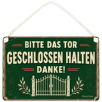 Freundliches Schild Bitte das Tor geschlossen halten für Garten|p:2020575|h:206ec167e7dd75aa61d7a7521ac7da50