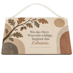 Gemütliches Wandbild aus Eichenholz für neues Zuhause|p:2020584|h:623c38882beb2f954c84edd7dd388ca3
