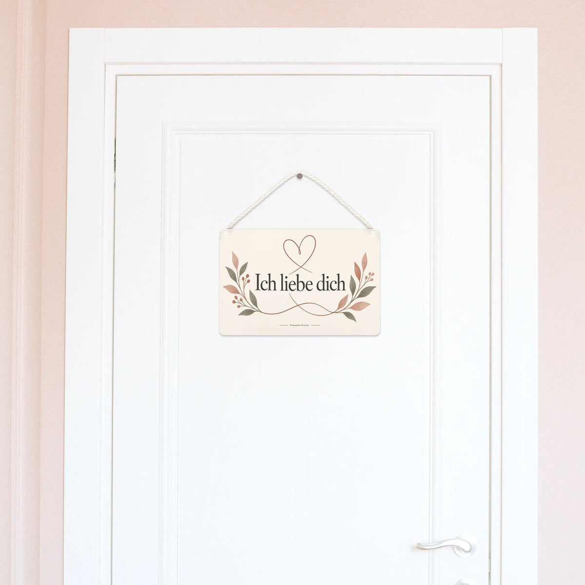 Romantisches Ich-liebe-dich-Schild für Paare mit Herz