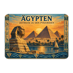 Nostalgischer Magnet für Ägypten mit Pyramiden von Gizeh|p:2020677|h:394d8cb7b9215b2820021237f83cde1d