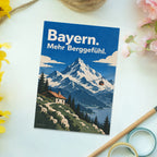 Stimmungsvolle Postkarte aus Bayern für Bergfans mit Seilbahn|p:2020678|h:6d56a72d5d69f7bc5cb25c4be4f9aa6b